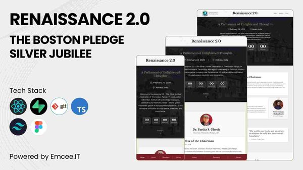 Renaissance 2.0 - Event Landing Page