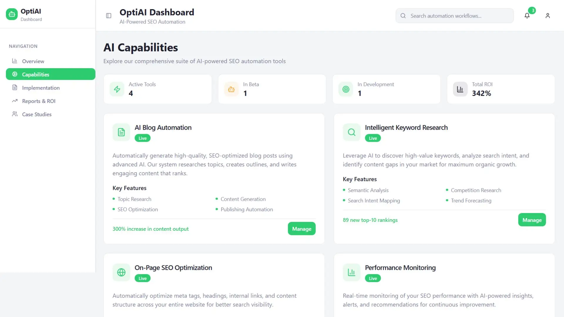 AI-Powered Website & SEO Optimization - Analysis