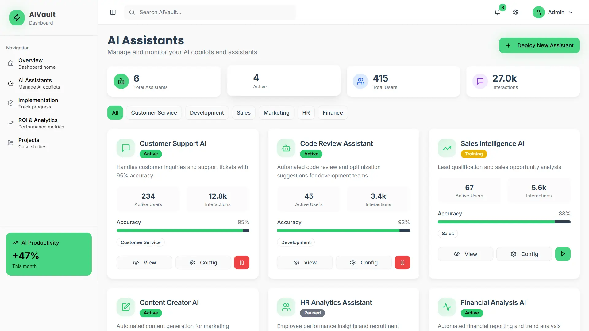 AI Productivity Tools & Copilots - Assistant