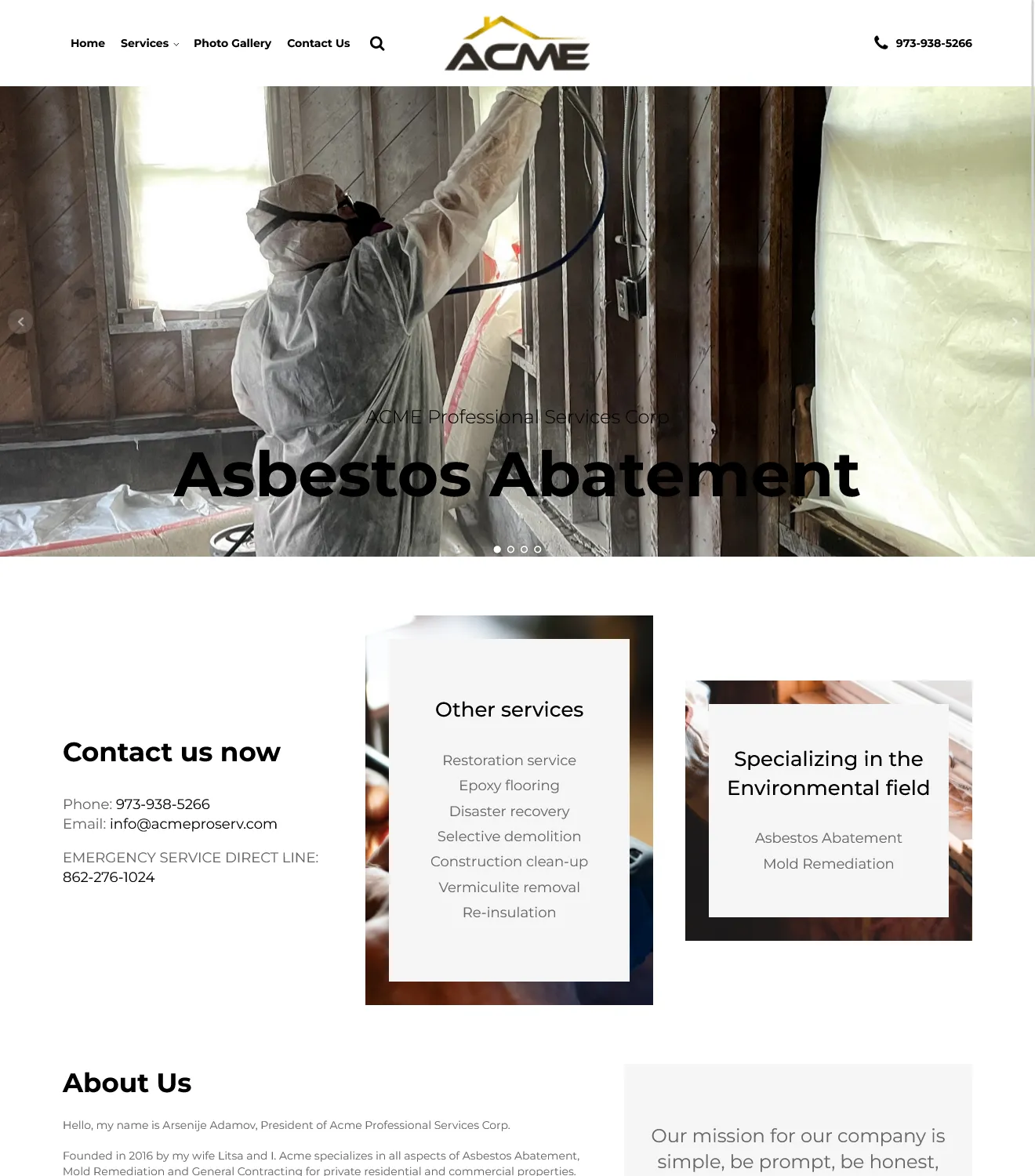 ACME Professional Services - Business Website - Image 1