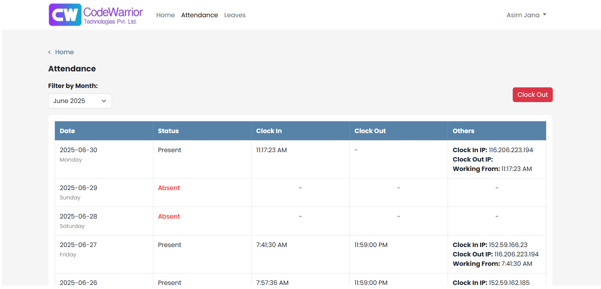 Attendance & Leave Management System - Image 2