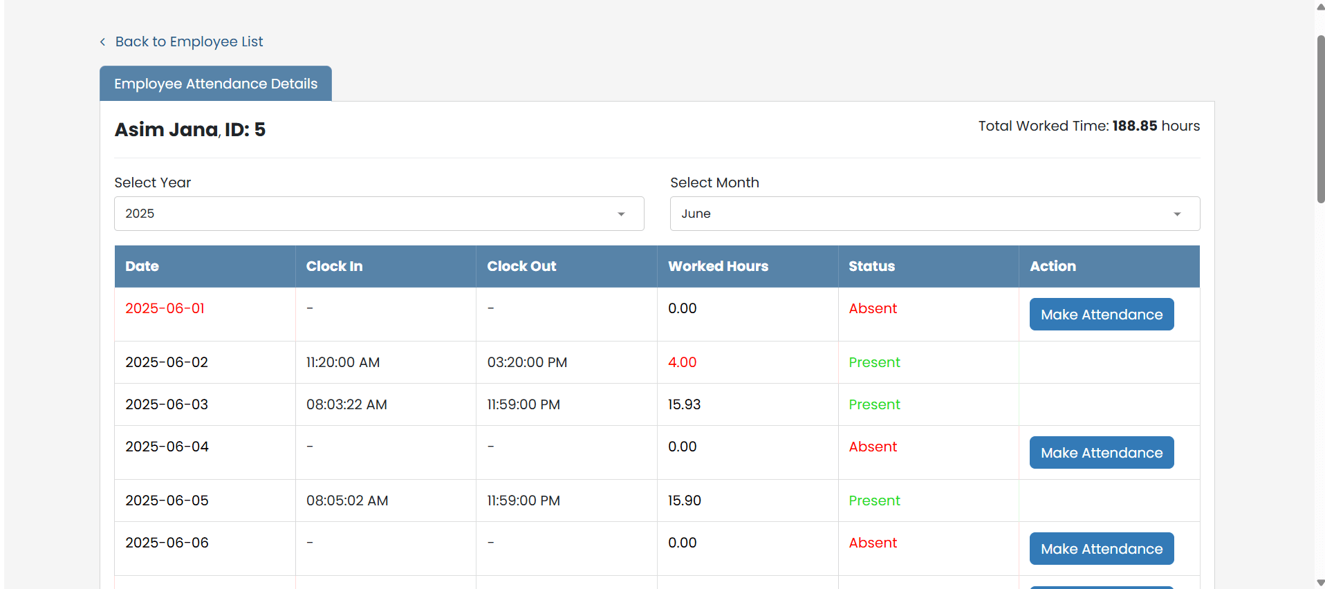 Attendance & Leave Management System - Image 4