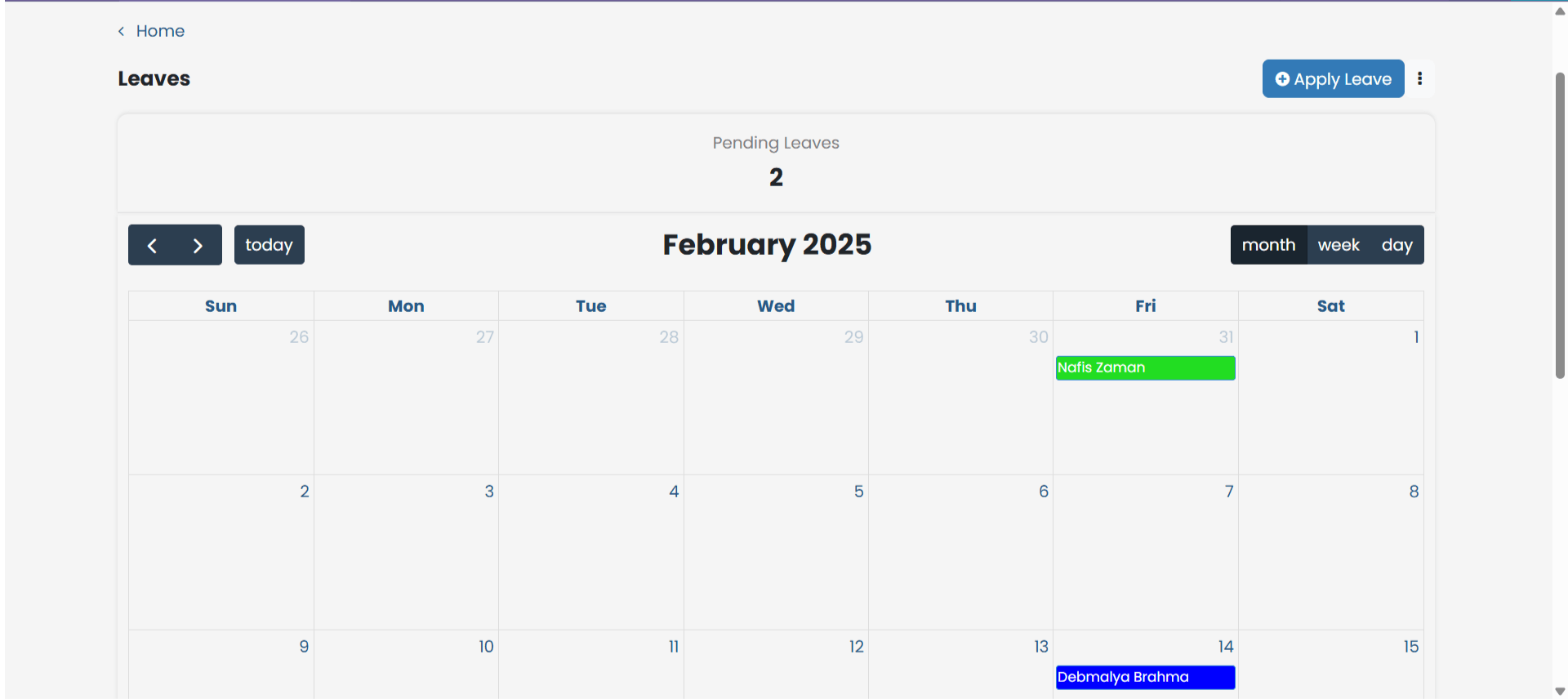 Attendance & Leave Management System - Image 5