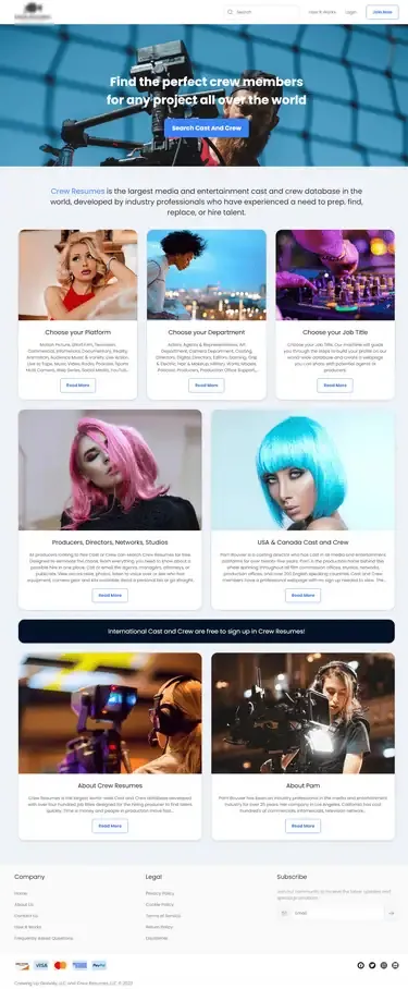 Hiring Platform For Entertainment Industry - Image 1