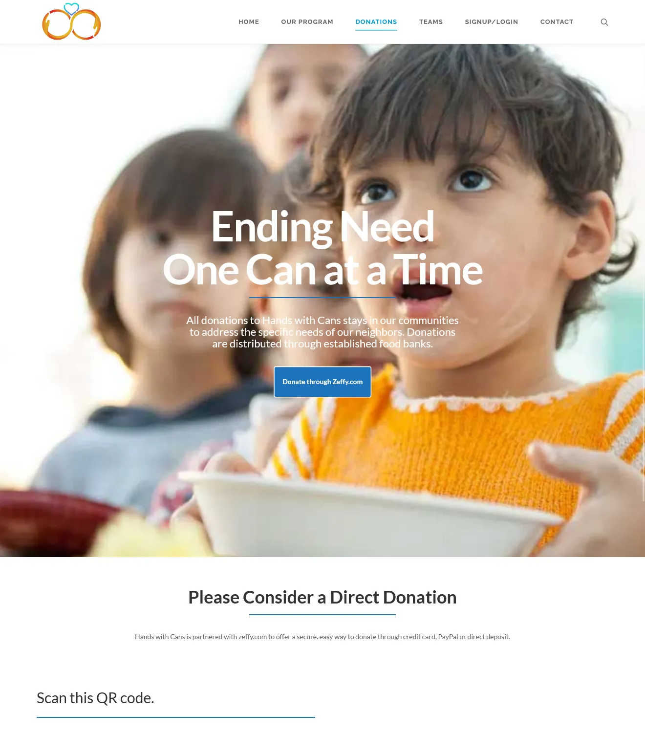 Hands With Cans - Charity Application - Image 4