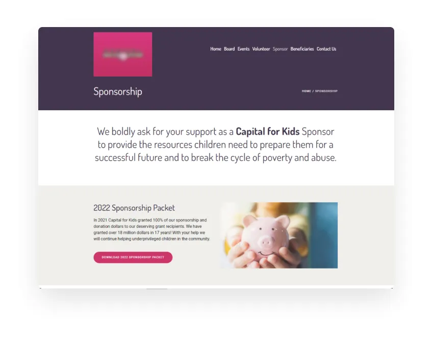 Non-profit Organization Website Rebranding - Image 1
