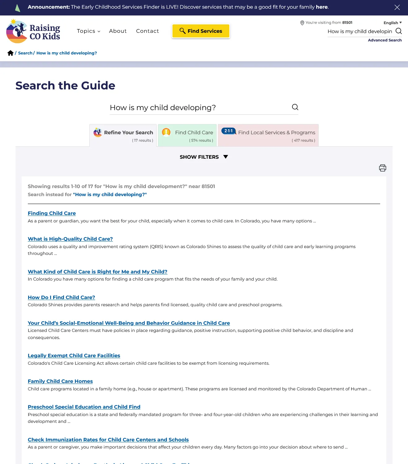 Raising CO Kids - Educational Portal - Image 4