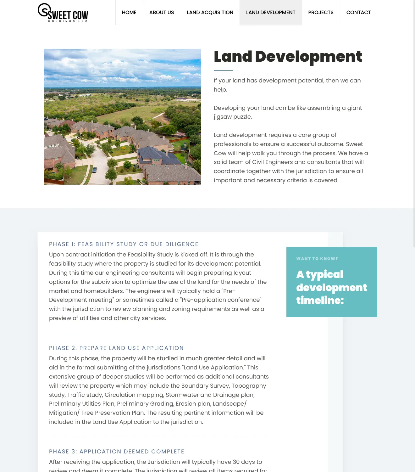 Sweet Cow Holdings - Real Estate Website - Image 3
