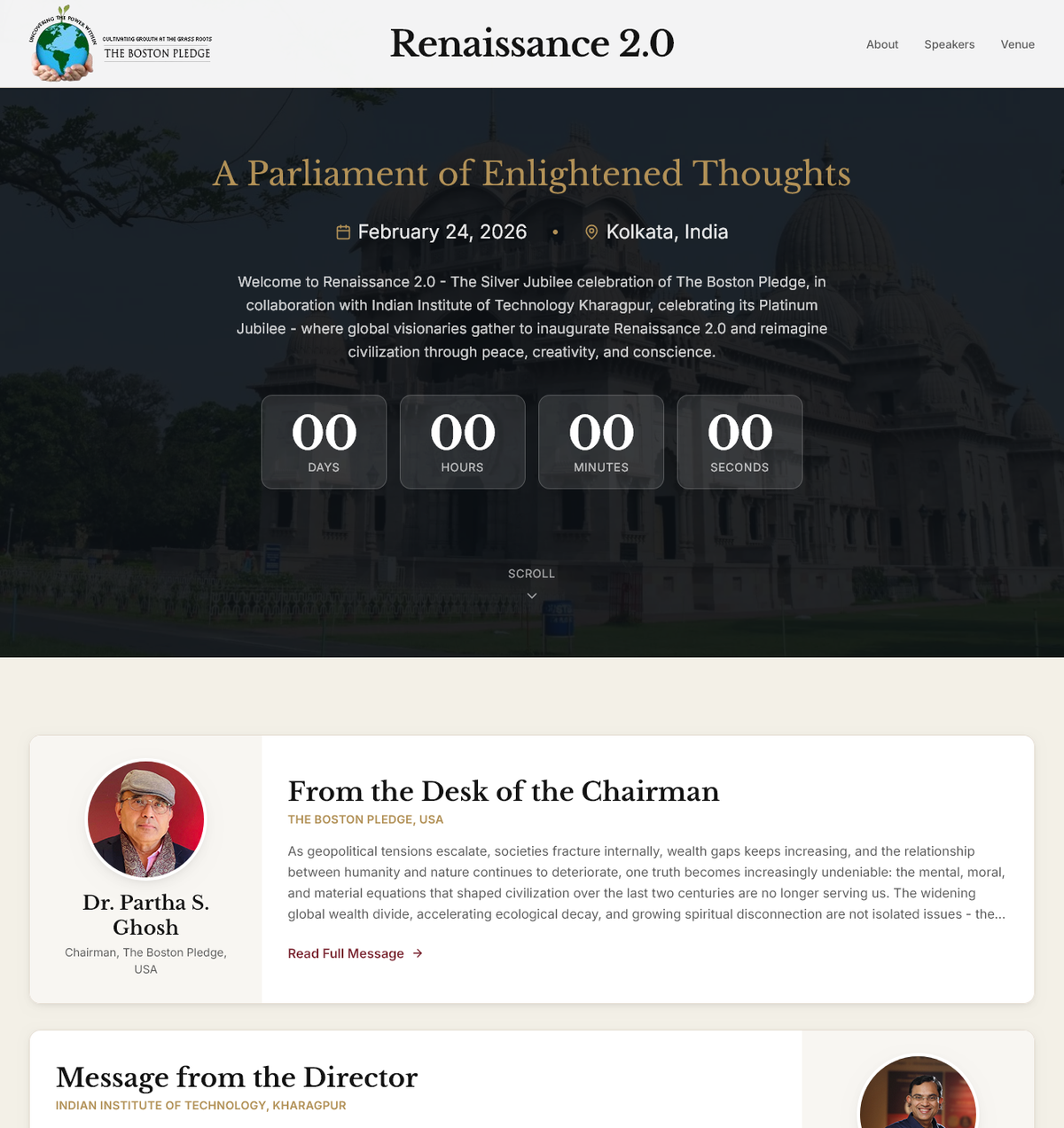 Renaissance 2.0 - Event Landing Page - Image 1
