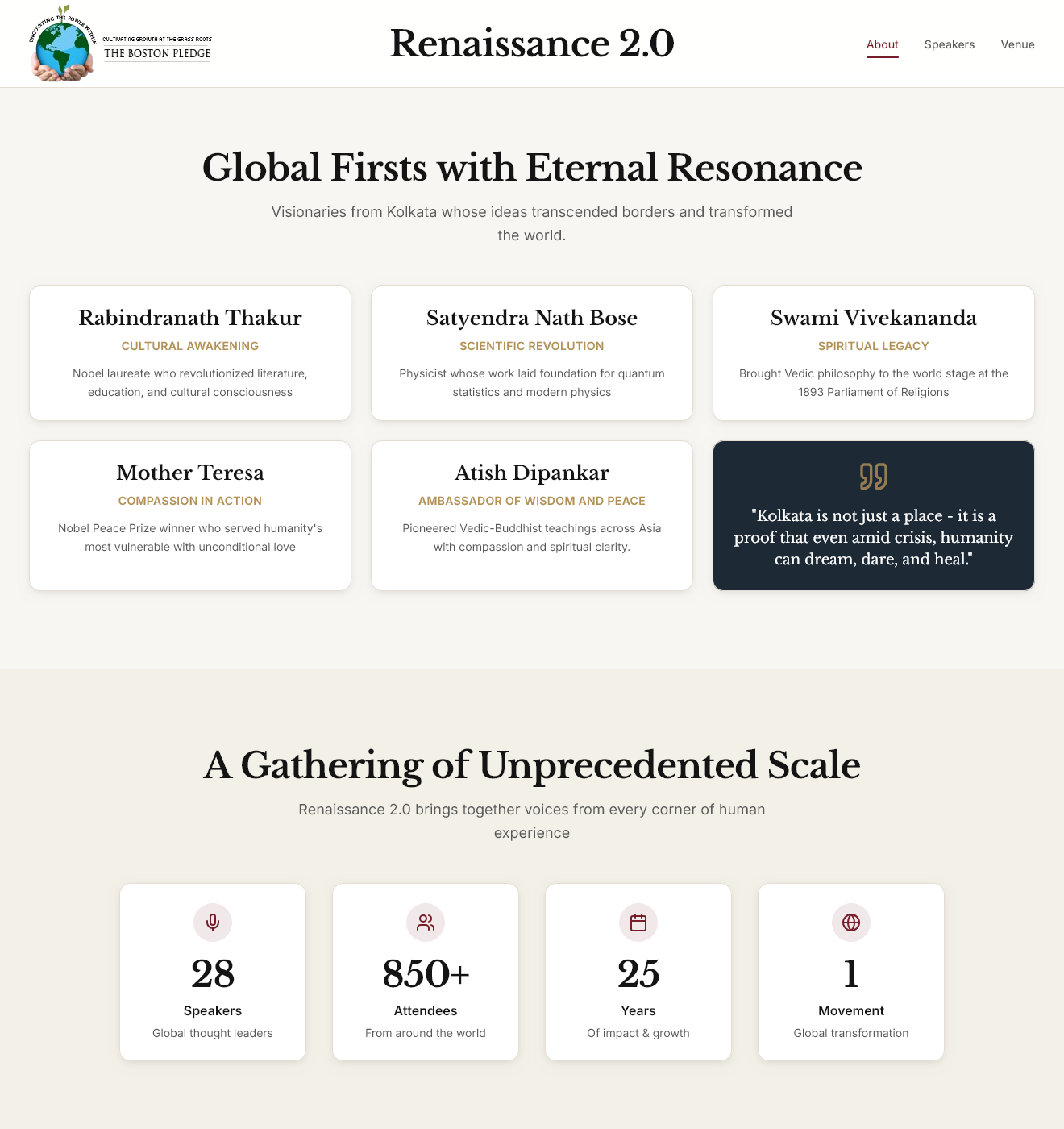 Renaissance 2.0 - Event Landing Page - Image 3