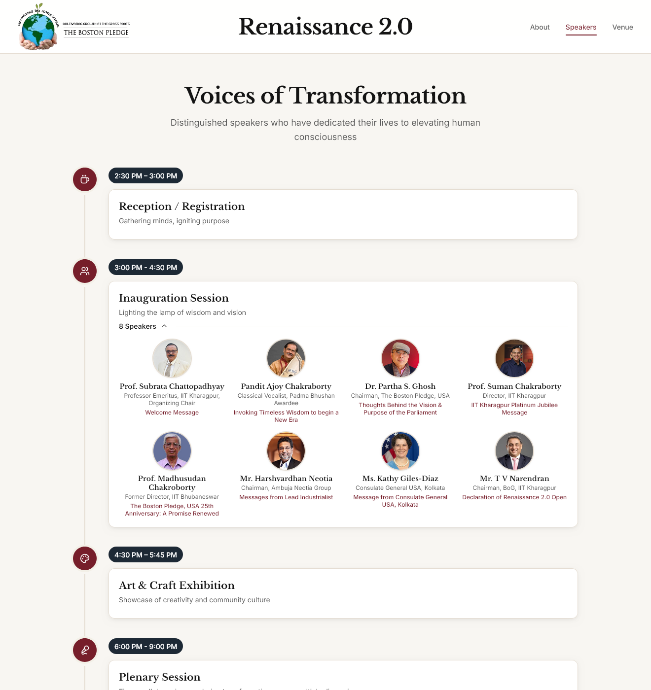Renaissance 2.0 - Event Landing Page - Image 4