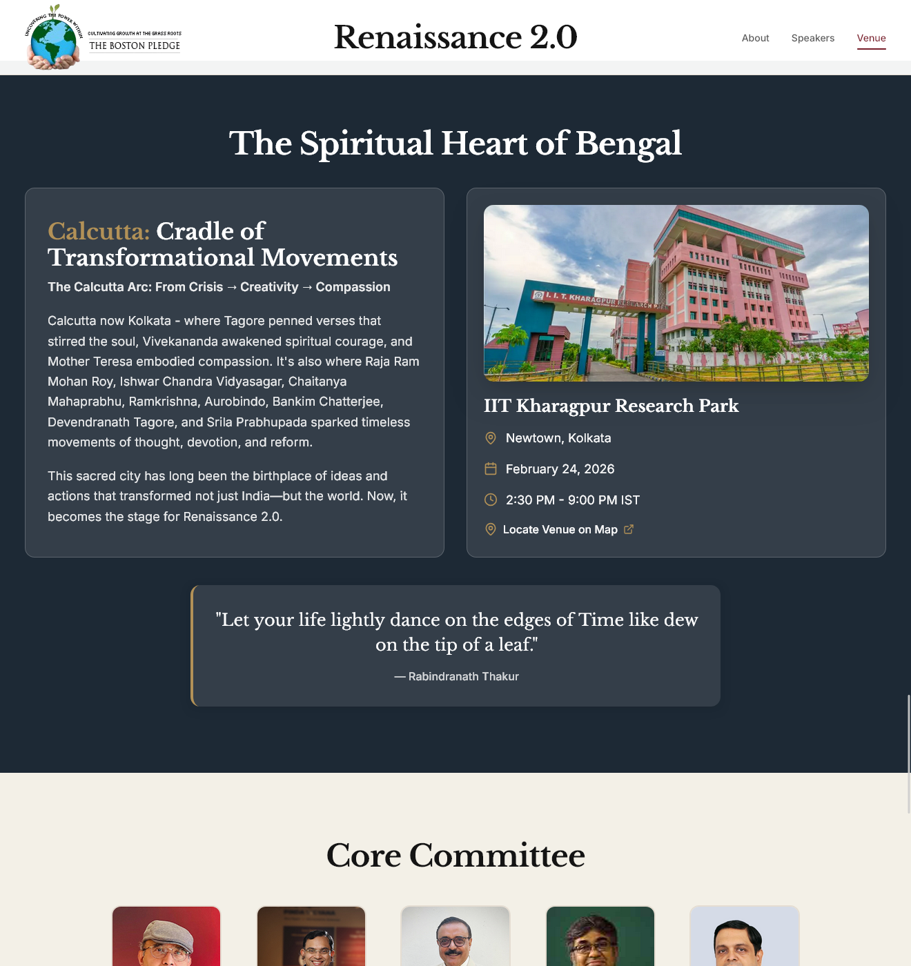 Renaissance 2.0 - Event Landing Page - Image 5