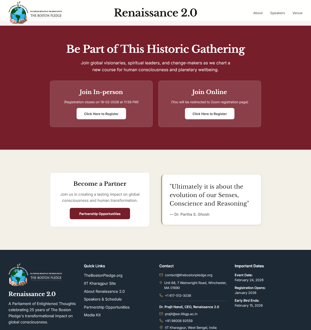 Renaissance 2.0 - Event Landing Page - Image 6