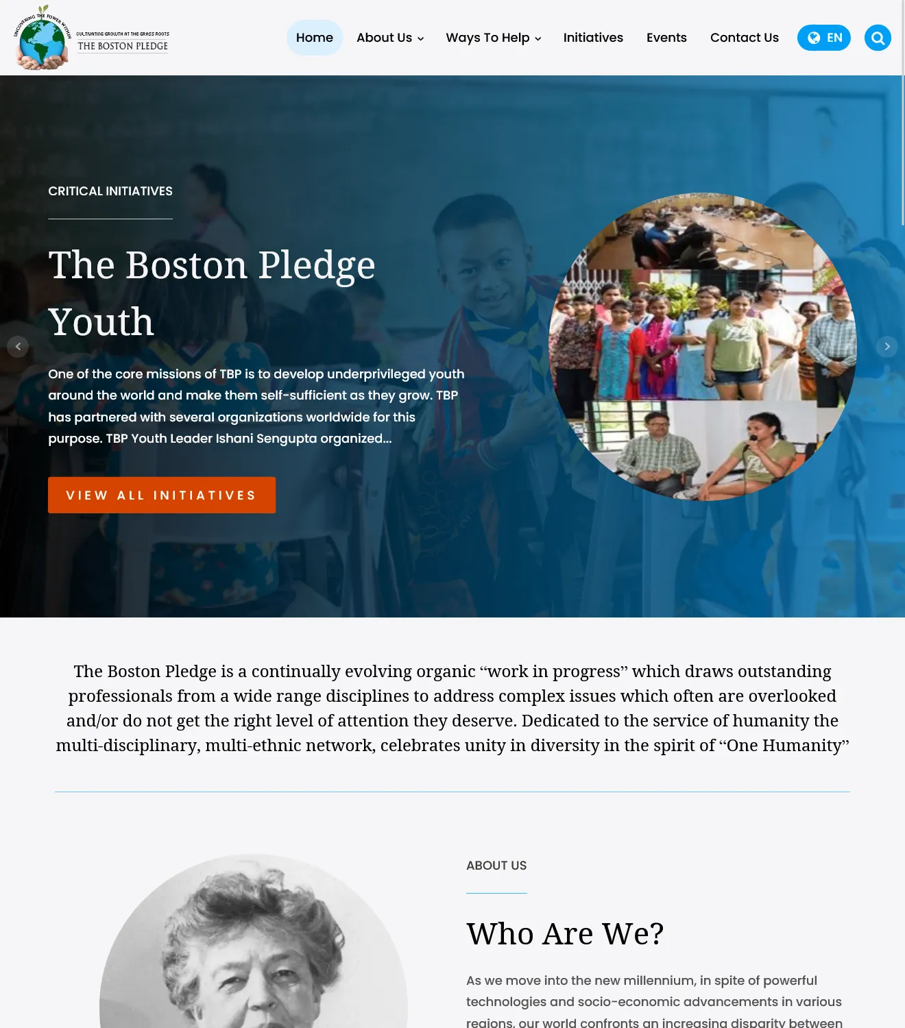 The Boston Pledge - Nonprofit Website - Image 2