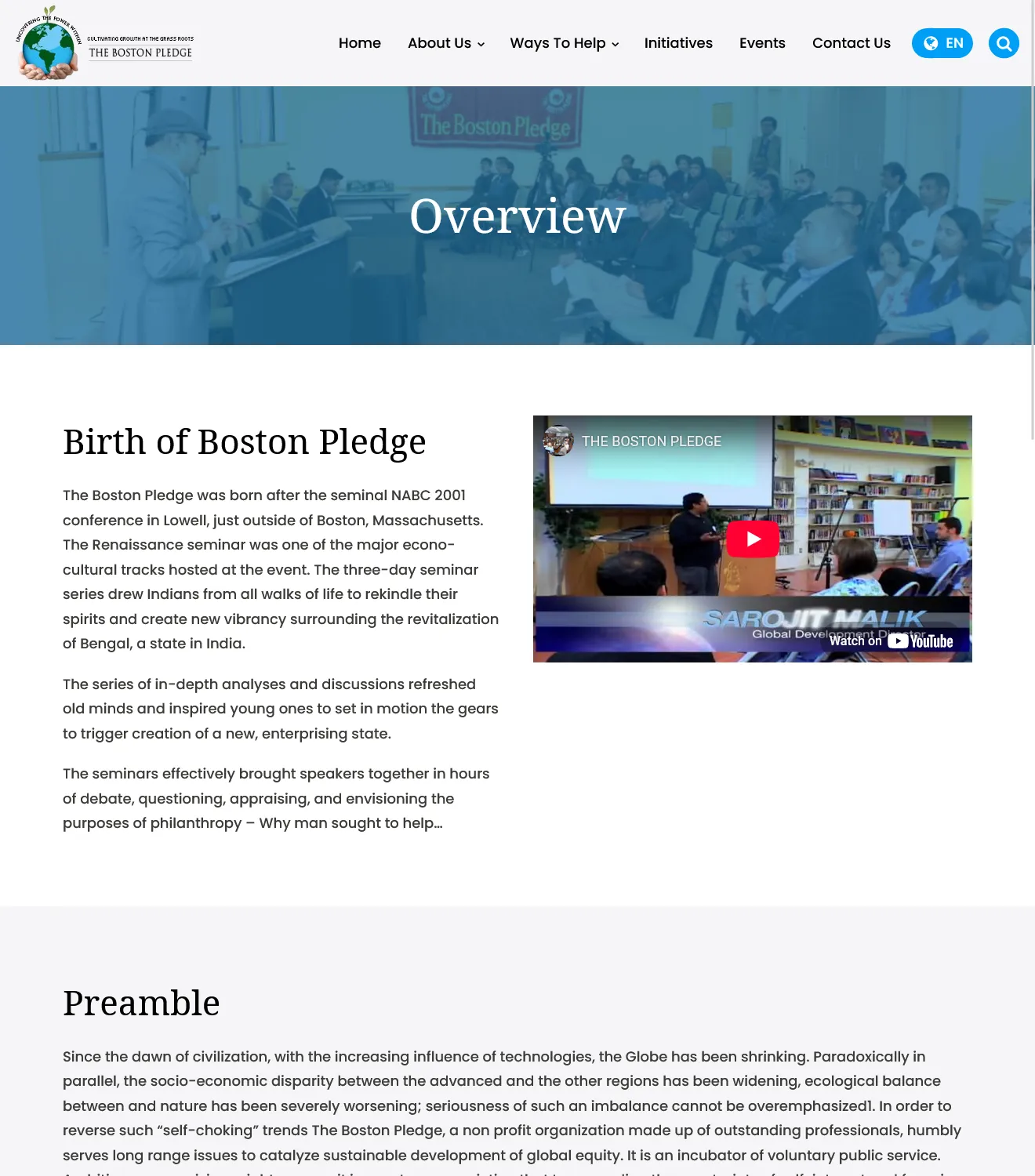 The Boston Pledge - Nonprofit Website - Image 4