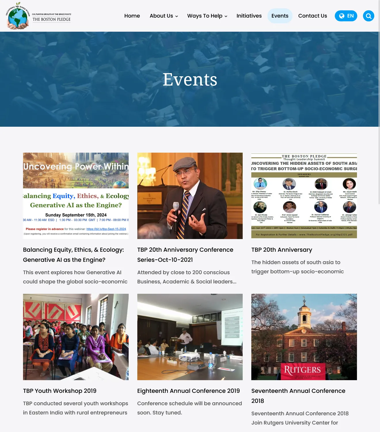 The Boston Pledge - Nonprofit Website - Image 5