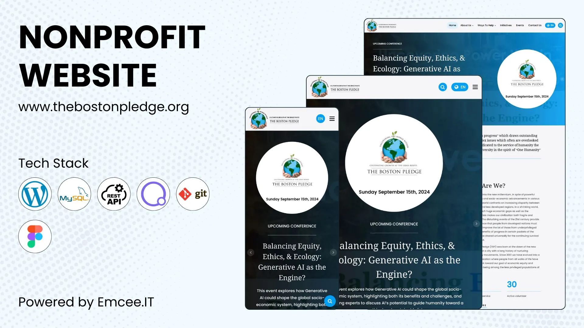 The Boston Pledge - Nonprofit Website