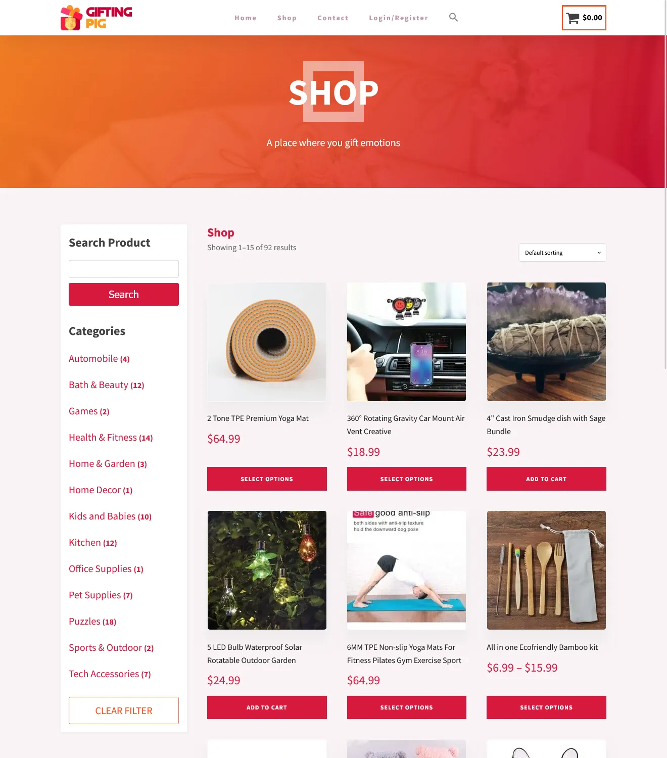 The Gifting Pig - E-Commerce Website - Image 2