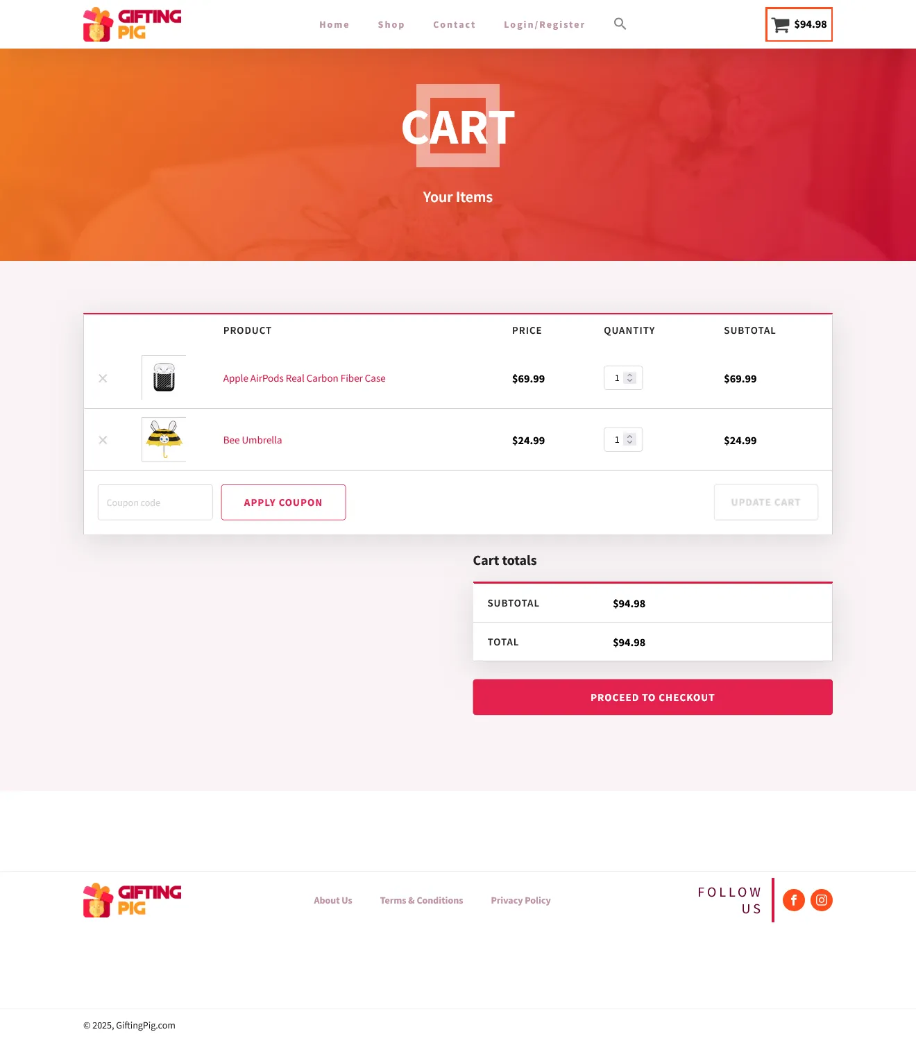 The Gifting Pig - E-Commerce Website - Image 3