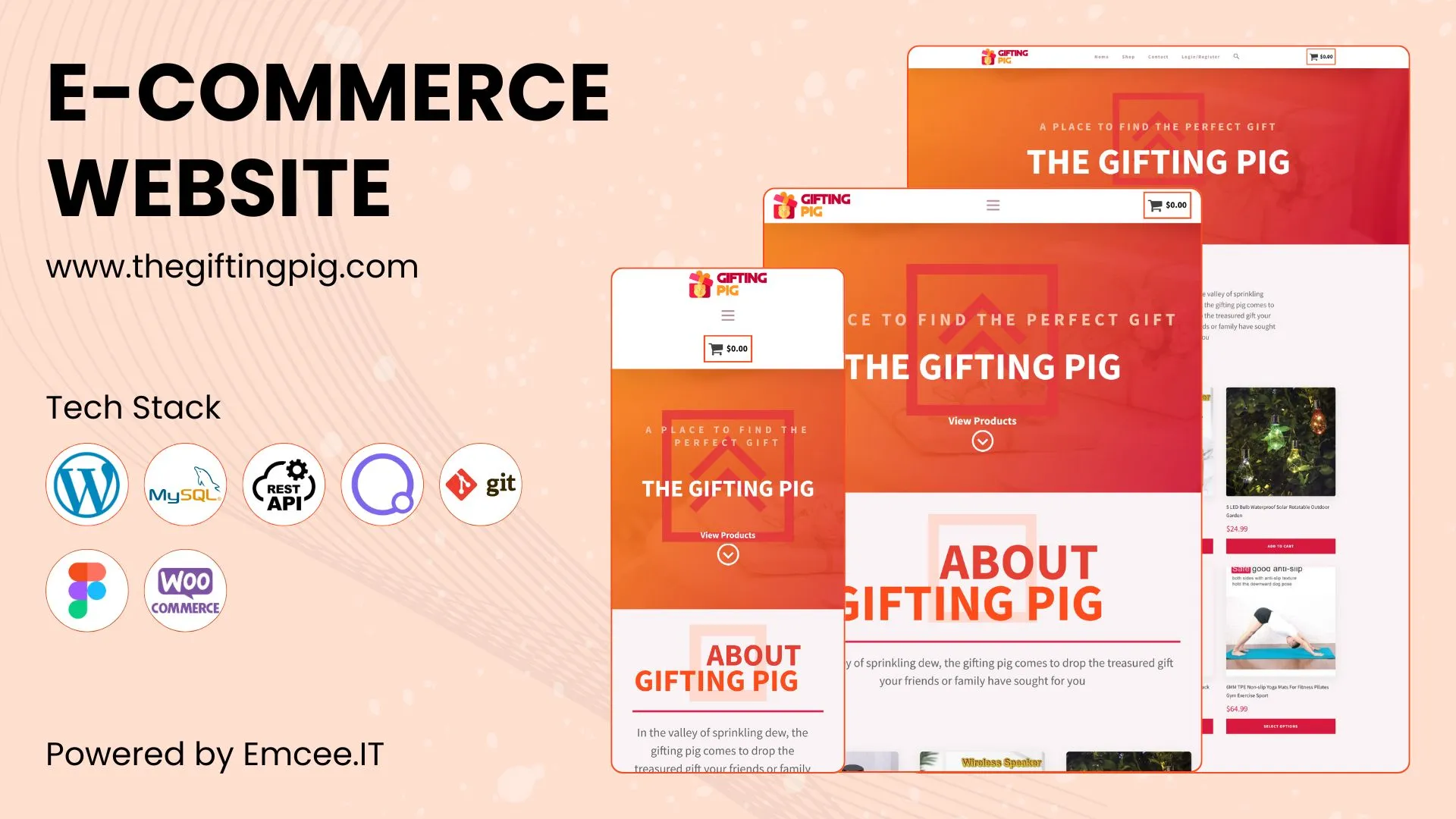 The Gifting Pig - E-Commerce Website