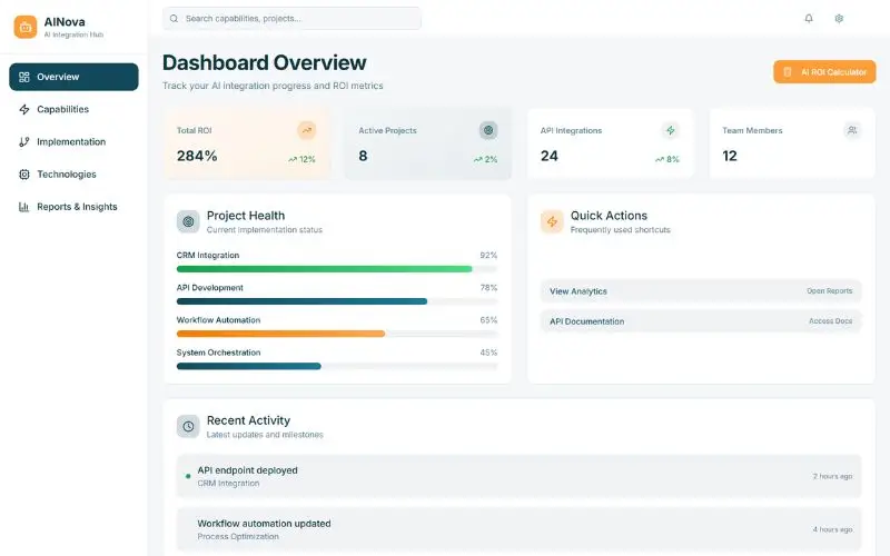 AI Integration & Custom API Development