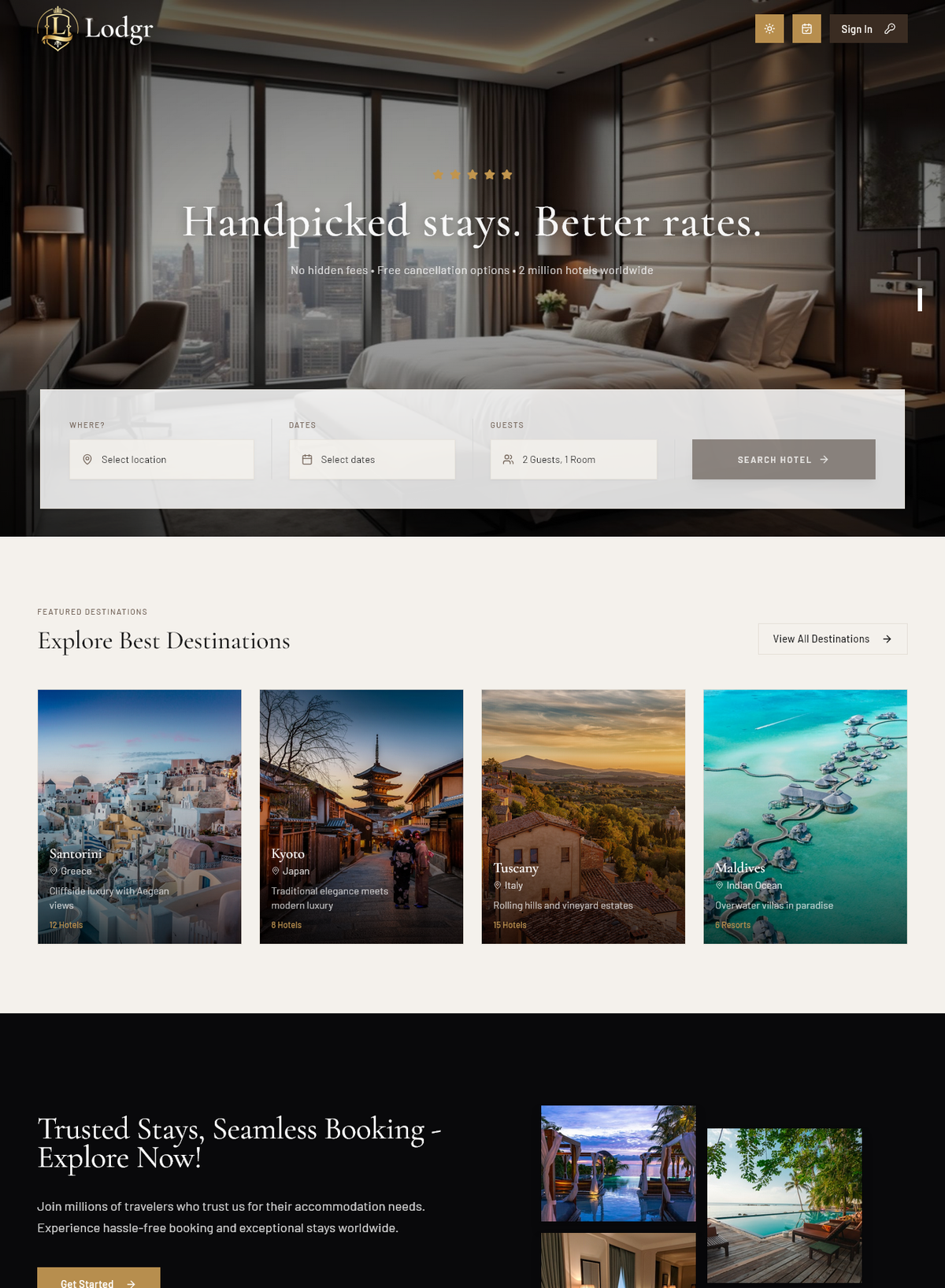 Lodgr - Hotel Booking Platform - Image 1