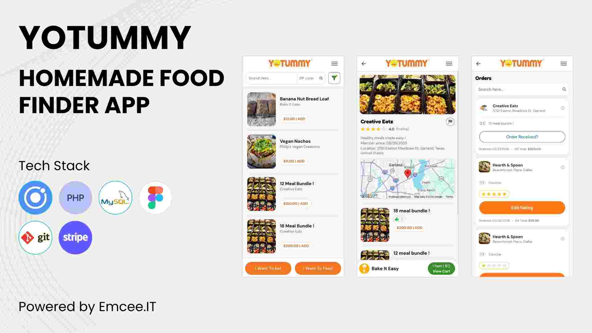 YoTummy App - Homemade Food Finder