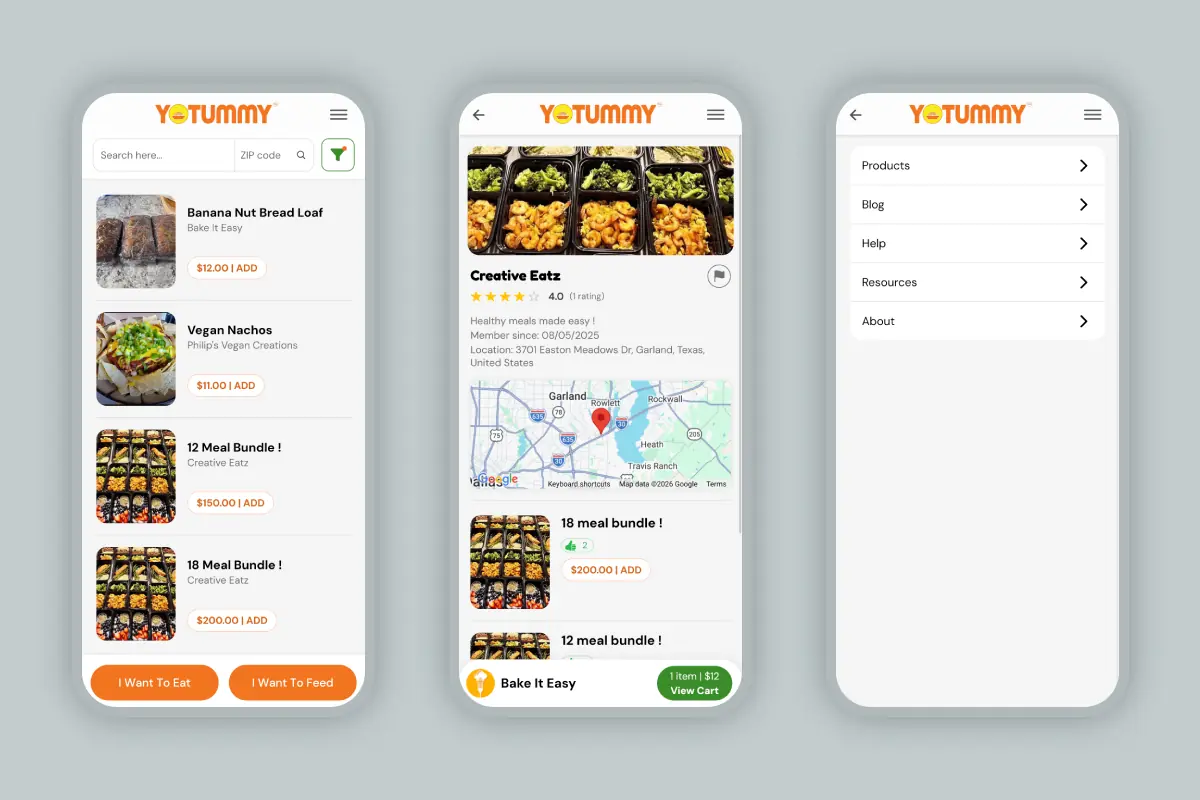 YoTummy App - Homemade Food Finder - Image 2