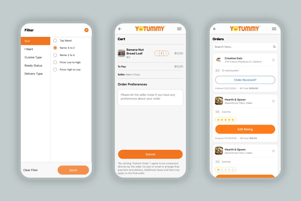YoTummy App - Homemade Food Finder - Image 3