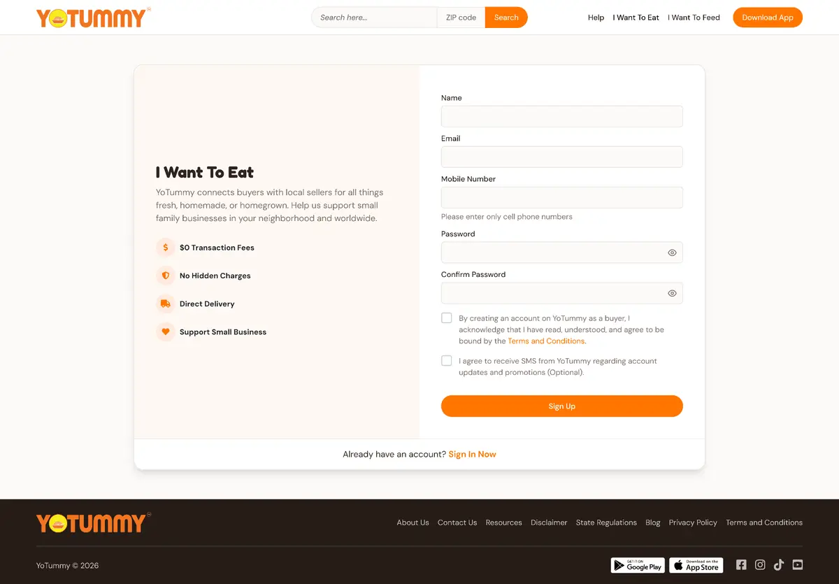 YoTummy - Homemade Food Marketplace - Image 2
